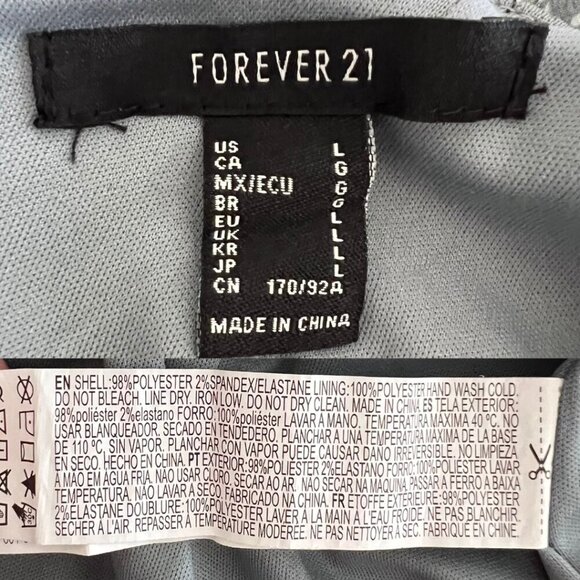 Forever 21 Blue Tie Back Spaghetti Strap Sundress - Picture 8 of 8